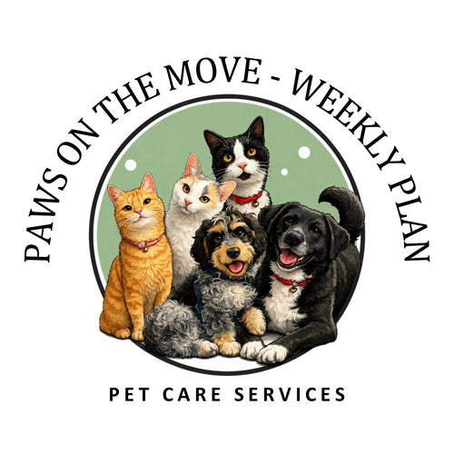 Paws On The Move - Weekly Plan | Professional Dog Walking Service
